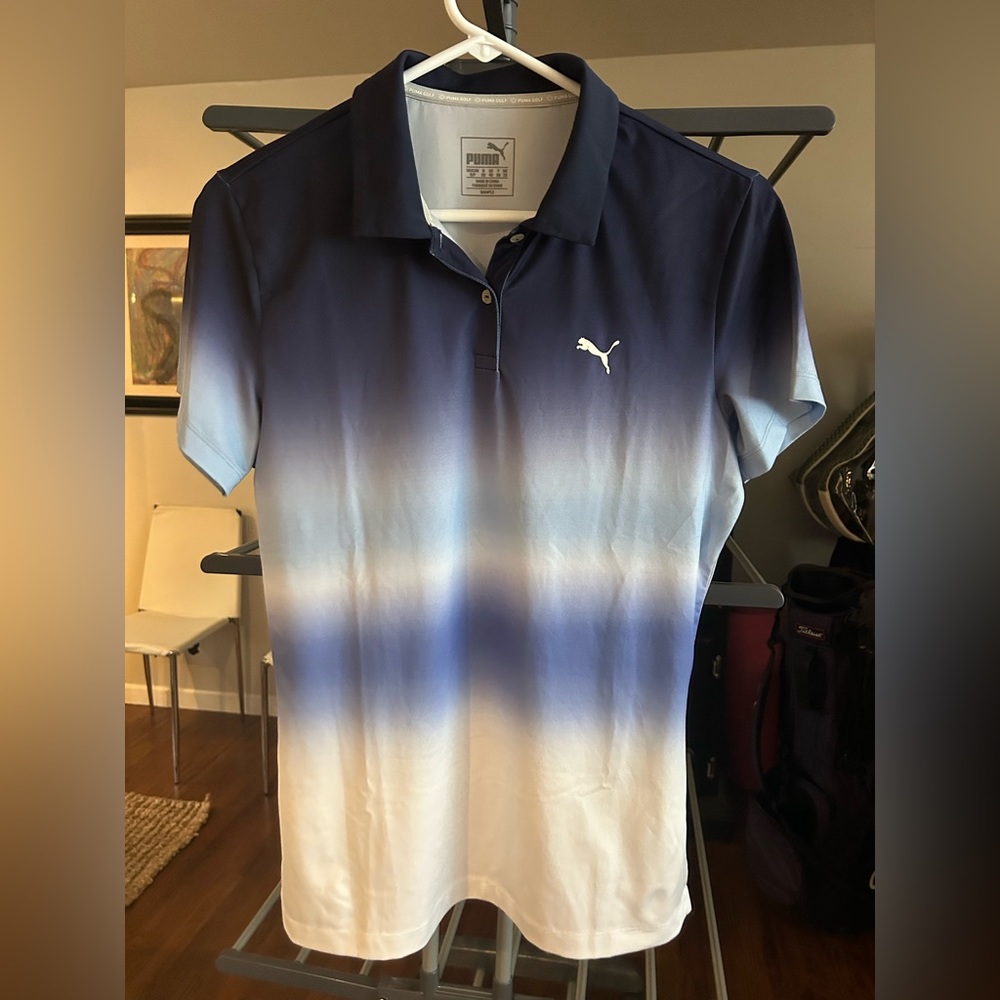 Puma Golf Blue Ombré Women’s Polo